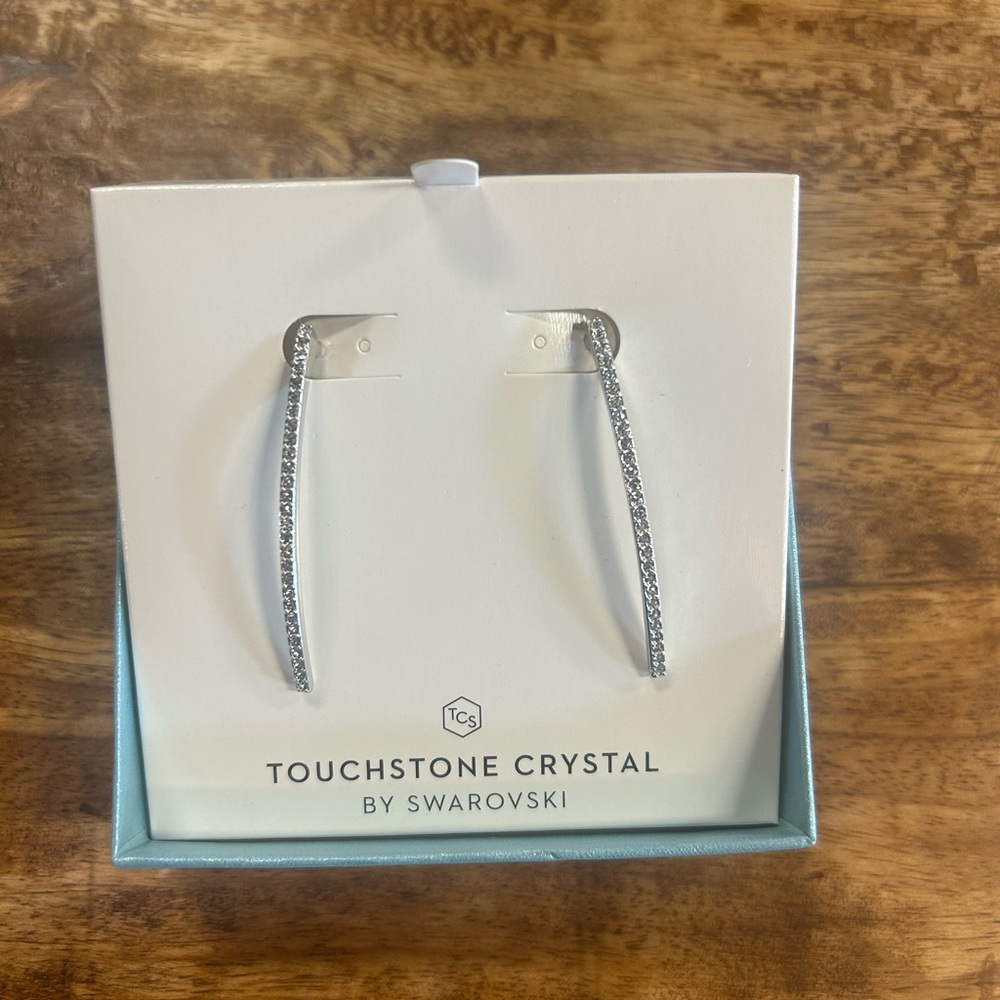 Curved Bar Earrings 2”long